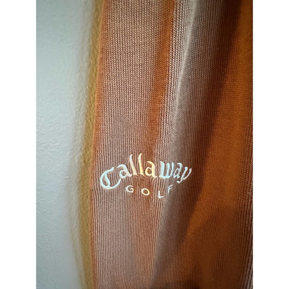 Tommy Bahama Mens Sweater Pullover Quarter Zip Long Sleeve Mock Neck Brown Large - Picture 3 of 5